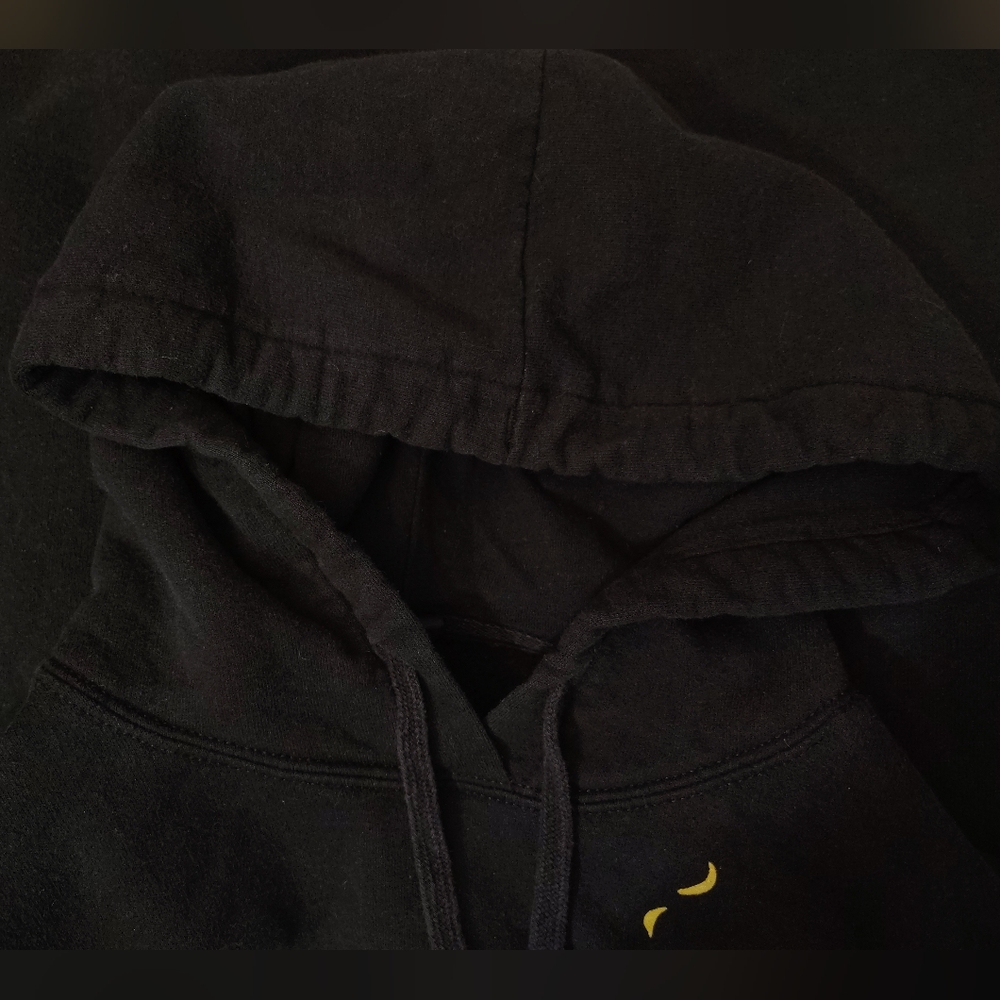 The Concert Fleece Hoodie, By Preston, Women Black, Pockets, Flames, XS - Picture 8 of 11